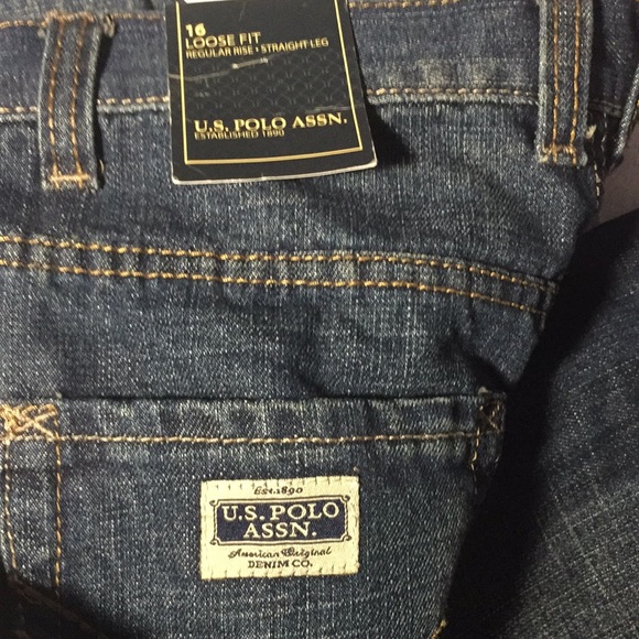 πNWT! U.S. POLO ASSN. Boys JEANS π - Picture 2 of 6